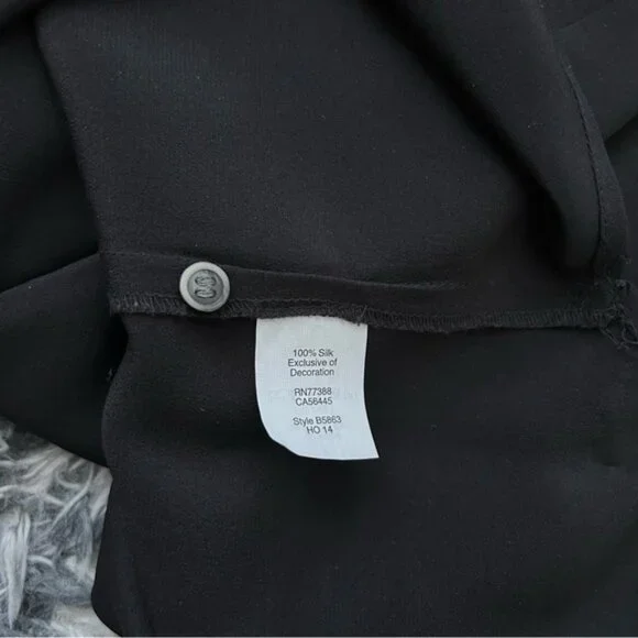 Madewell Silk Ballad Tunic Shirt Top - Picture 7 of 7